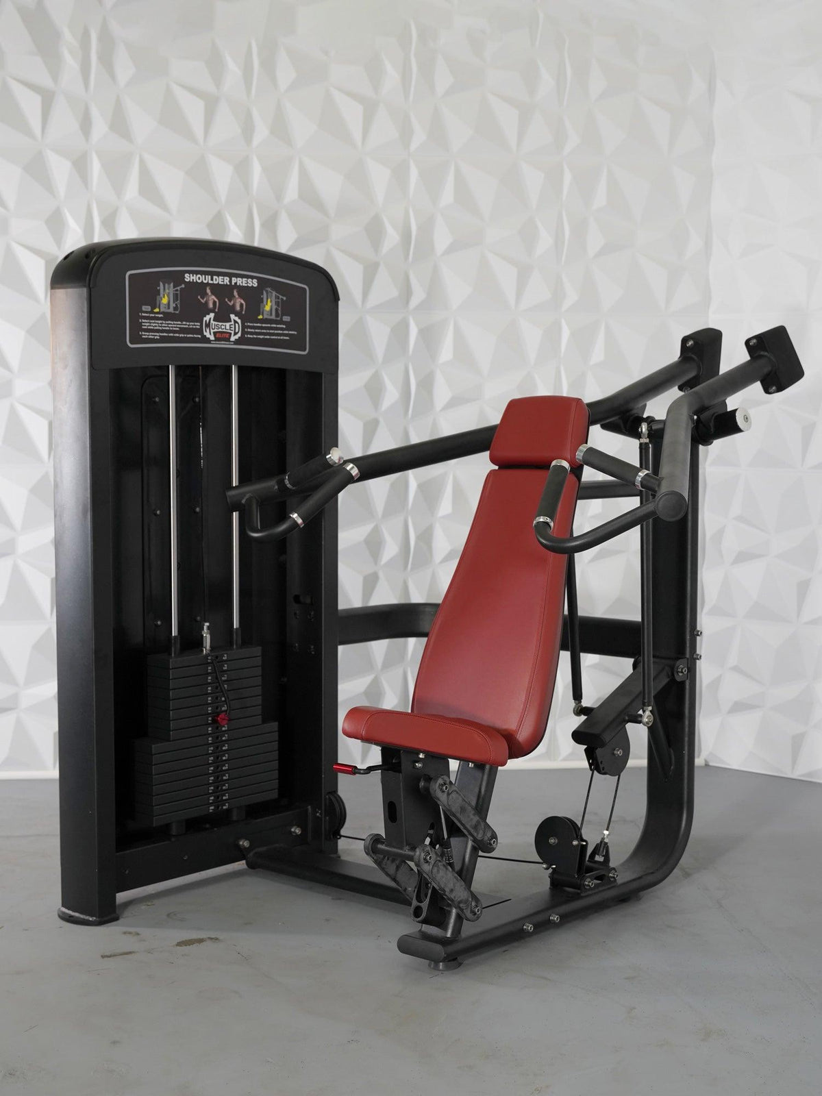 Muscle D Fitness Elite Selectorized Shoulder Press