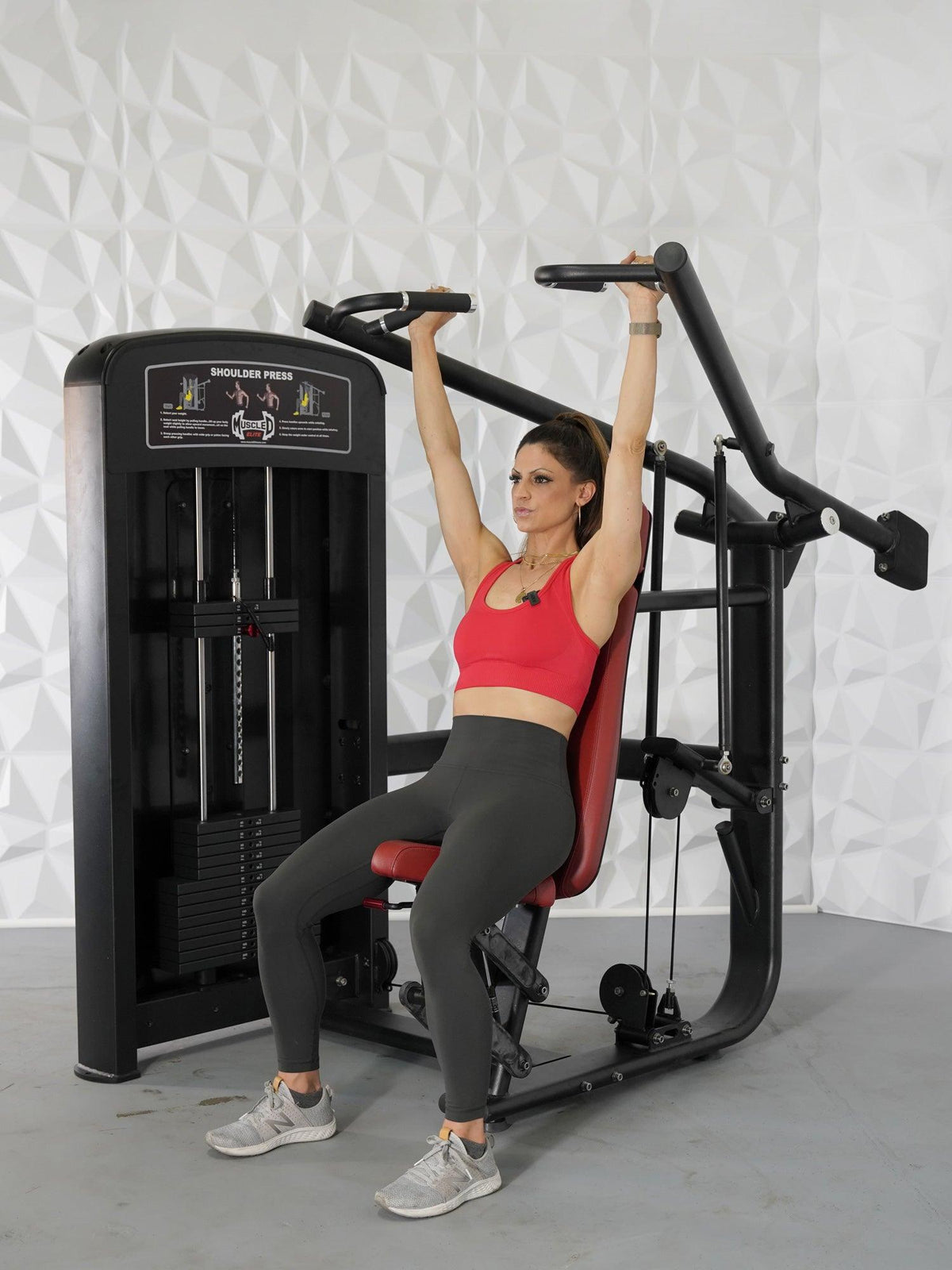 Muscle D Fitness Elite Selectorized Shoulder Press — view 2