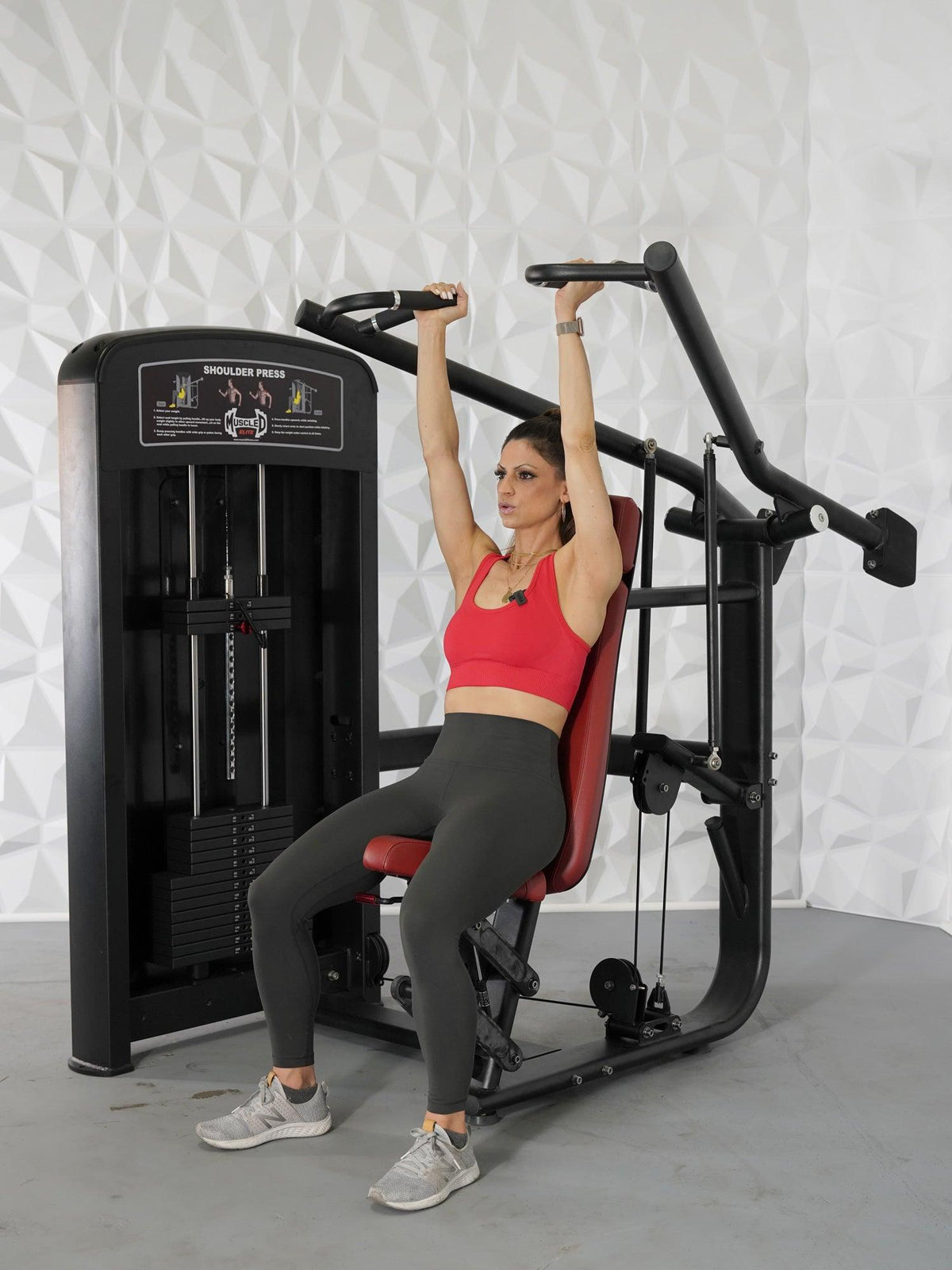 Muscle D Fitness Elite Selectorized Shoulder Press — view 4