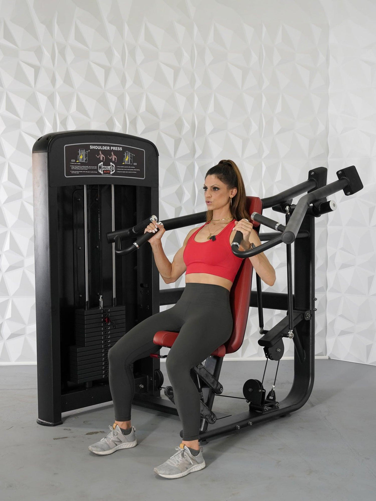 Muscle D Fitness Elite Selectorized Shoulder Press — view 5