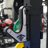 TGrip Commercial 4 Post Rack - 3x3 Steel - Functional Multi-Grip Pull-Up - Sandwich Style J-Hooks