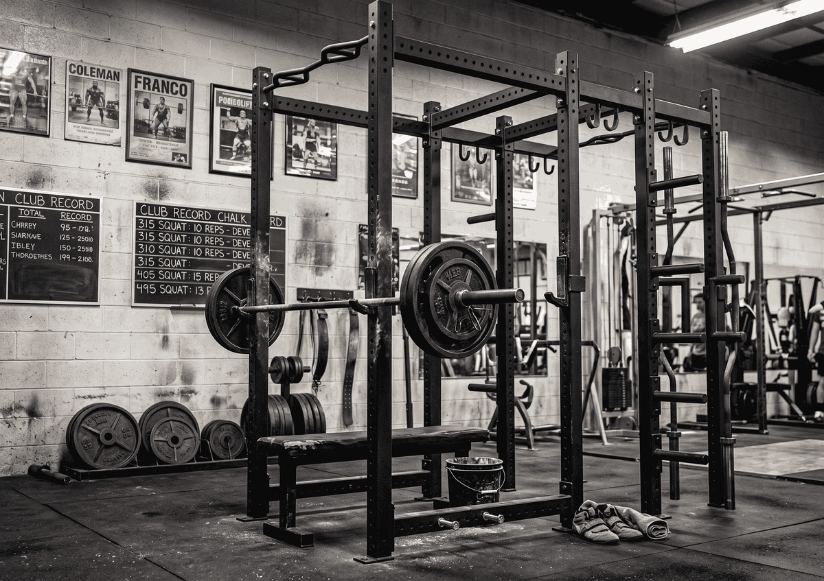 TGrip Commercial Rack and a Half - 3x3 Steel - Functional Multi-Grip Pull-Up - Plate Storage - J-Hooks