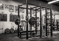 TGrip Commercial Rack and a Half - 3x3 Steel - Functional Multi-Grip Pull-Up - Plate Storage - J-Hooks