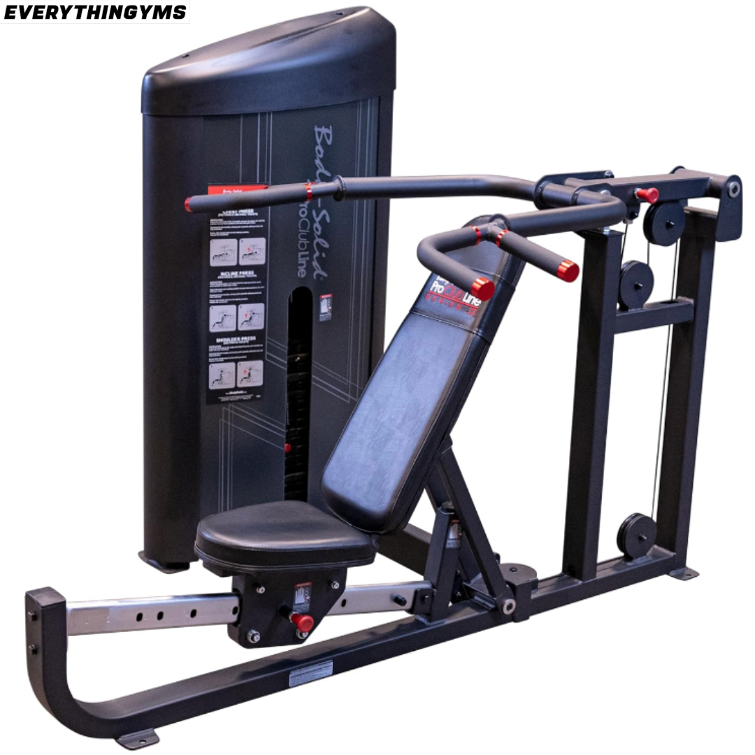 Body Solid Proclub Line Series II Leg Press/Calf Raise Machine with 310 lb. Stack for Commercial and Home Workout, Plate Loaded Muscle Developer Machines for Leg Tonal and Muscles