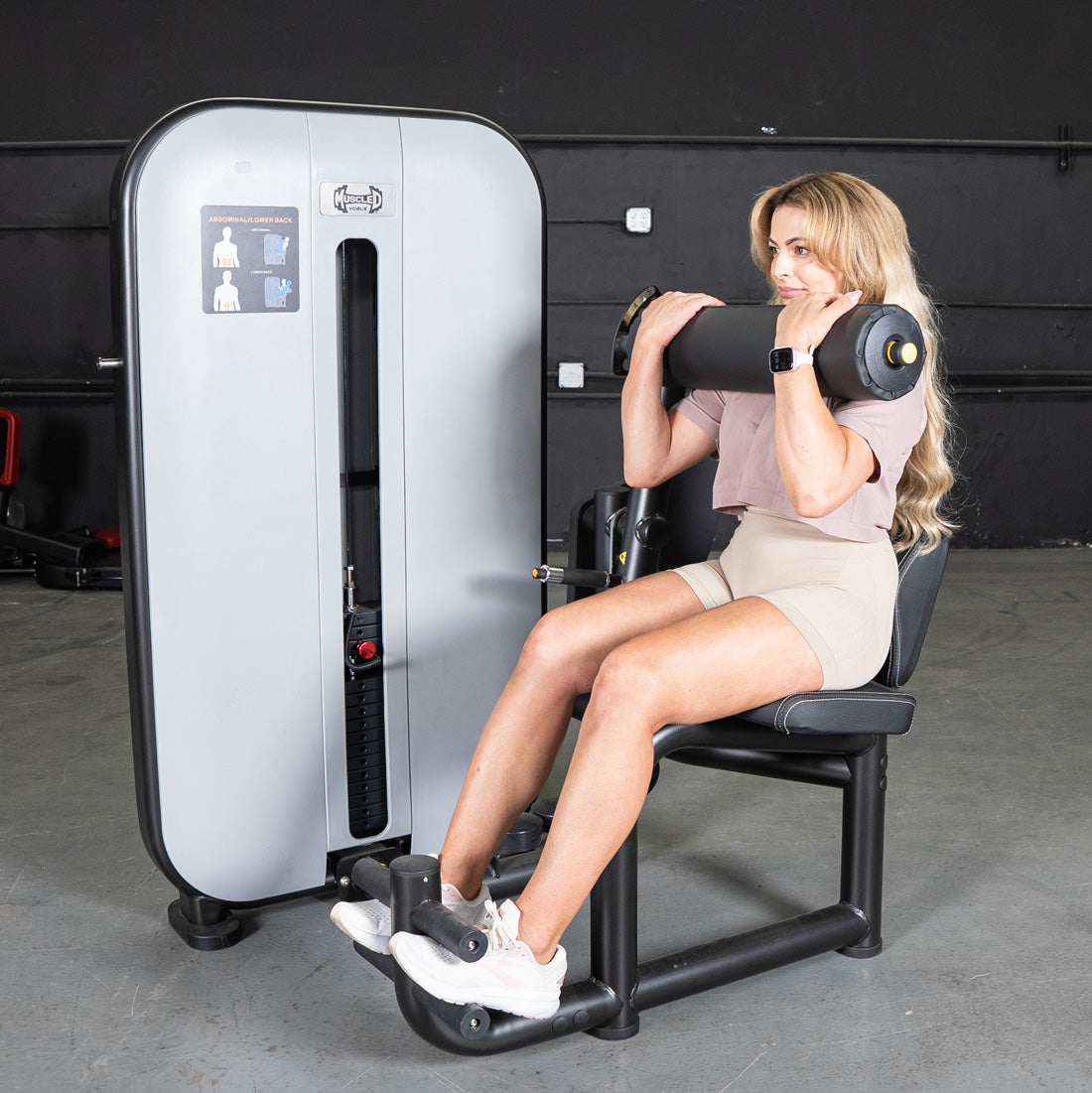 Vogue Selectorized AB/Back Combo | Muscle D Fitness Core Machine