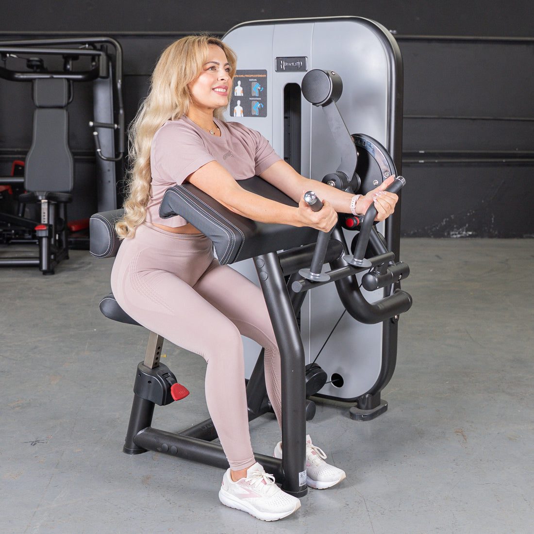 Vogue Biceps Triceps Combo | Commercial Selectorized Machine