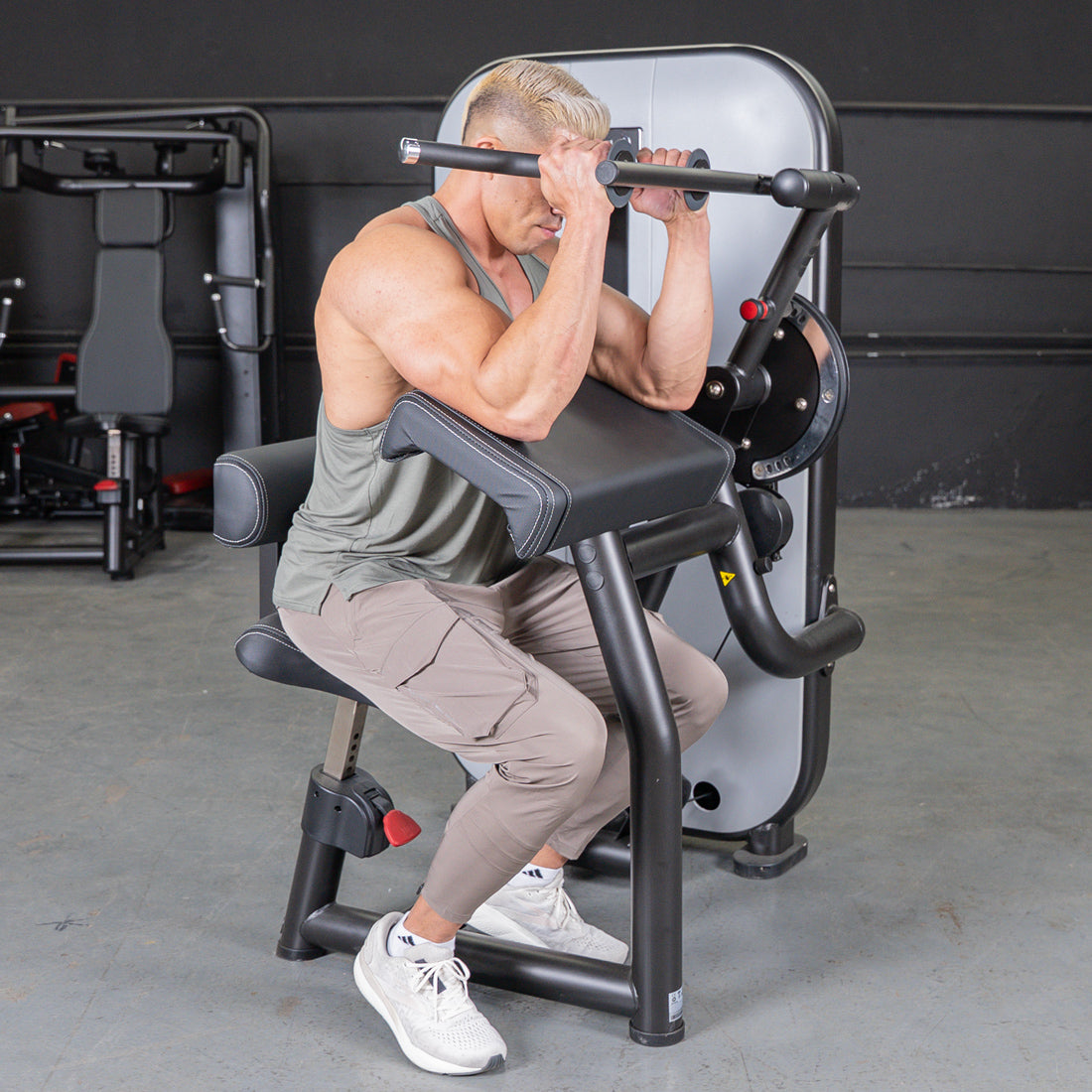Vogue Biceps Triceps Combo | Commercial Selectorized Machine