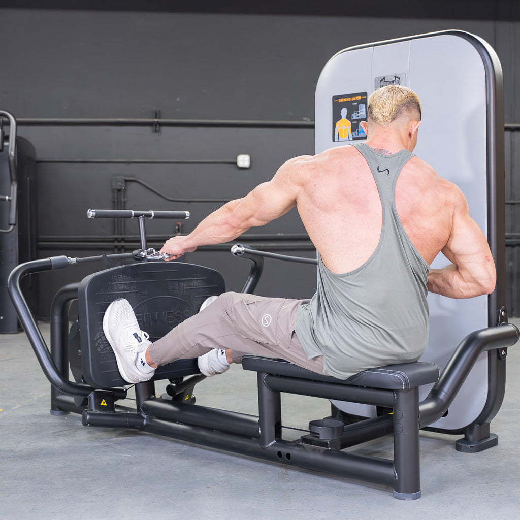 Vogue Diverging Low Row by Muscle D Fitness | Advanced Back Machine
