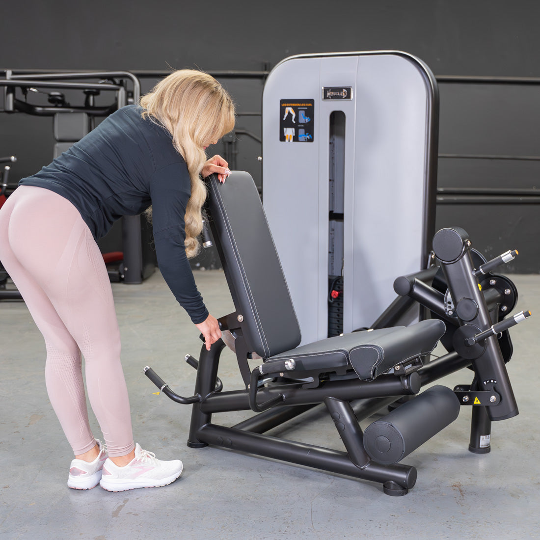 Vogue Leg Extension / Prone Leg Curl Combo | Commercial Gym Equipment | Muscle D