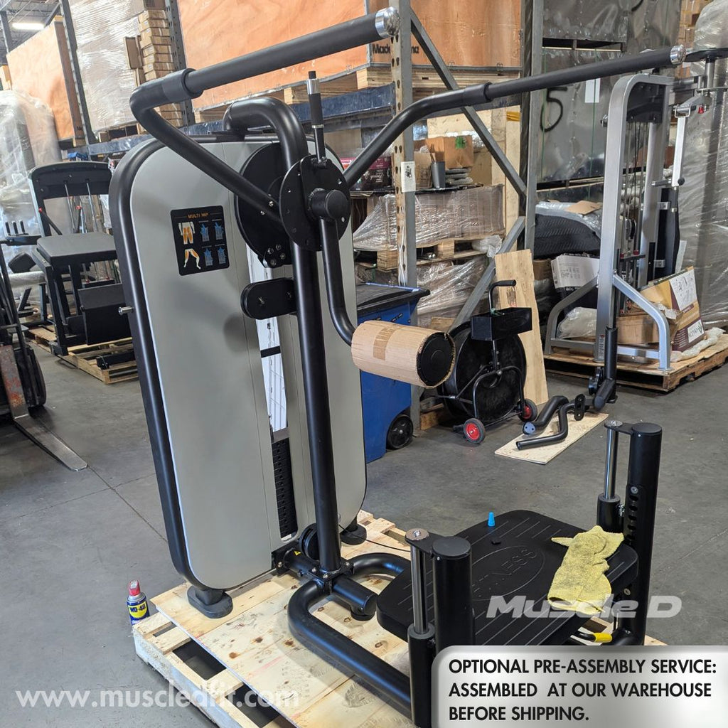 Vogue Selectorized Multi-Hip Machine | Muscle D Fitness Glute Trainer