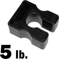 Body-Solid Weight Stack Adapter Bundle - 2.5lb & 5lb Plates for Gym Machines — view 2