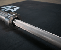 Stainless Bushing Bar and Olympic Rubber Weight Plate Sets