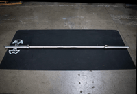 Stainless Bushing Bar and Olympic Rubber Weight Plate Sets