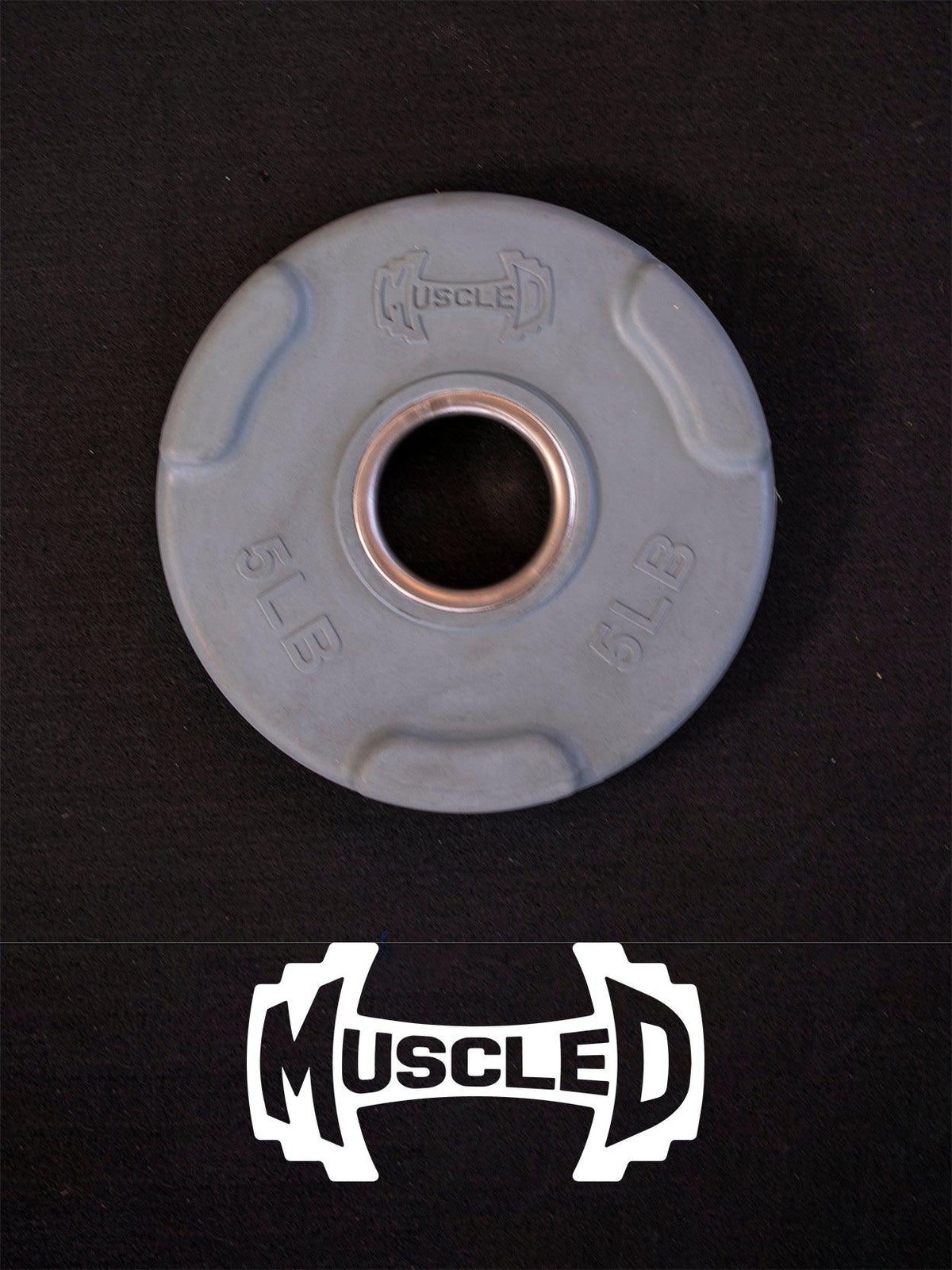 Muscle D Fitness RUBBER COATED COLORED OLYMPIC PLATES: Rubber Plates, per Pair — view 7