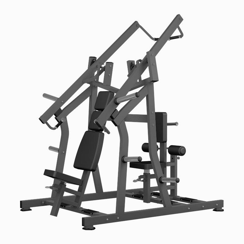 Excel Iso-Lateral Chest/Back Combo - Muscle D Fitness - Plate Loaded - Gas Shock Assisted Seat Adjustment