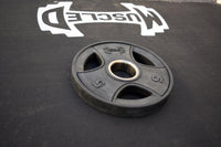 Pro Rubber Olympic Plates - Per Pair - Muscle D Fitness - High-Quality Virgin Rubber Olympic Plates